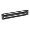 Eaton Tripp Lite Series 48-Port Cat6 Cat5 Patch Panel Rackmount 110 Punch Down RJ45 Ethernet 1URM 568B - Patch Panel - CAT 6 - 48.3 cm (19") - 48 Ports