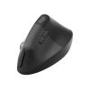 Logitech Lift for Business - Vertikale Maus - ergonomisch - Für Linkshänder - 6 Tasten - kabellos - Bluetooth, 2.4 GHz - Logitech Logi Bolt USB-Receiver - Graphite