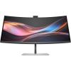 HP 734pm - Series 7 Pro - LED-Monitor - gebogen - 86.4 cm (34") - 3440 x 1440 WQHD @ 120 Hz - IPS Black - 400 cd / m² - 2000:1 - DisplayHDR 400 - 5 ms - Thunderbolt 4, HDMI, DisplayPort, USB-C - Lautsprecher - Schwarz, Silber