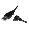 2m USB to Down Angle Micro USB Cable