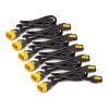 Kabel / 230V / 10A / C13-C14 / 1,8m / 6St.