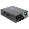 Delock - Medienkonverter - 100Mb LAN - 10Base-T, 100Base-FX, 100Base-TX - RJ-45 / SC multi-mode - bis zu 2 km - 1310 nm
