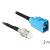 Delock Antennenkabel FME Buchse > FAKRA Z Buchse RG-174 2 m