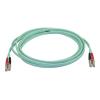 StarTech.com 3 m LC auf LC OM4 Multimode Glasfaserkabel, LWL Patchkabel - Netzwerkkabel - LC Multi-Mode (M) zu LC Multi-Mode (M) - 3 m - 3 m - Glasfaser - Duplex - 50 / 125 Mikrometer - OM4 - Aquamarin