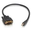 Adapter / DB9 Male to 3.5mm Bk 0.5m