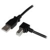 StarTech.com 2m USB 2.0 A auf B Kabel rechts gewinkelt - St / St - USB Druckerkabel - USB-Kabel - USB Typ B (M) zu USB (M) - USB 2.0 - 2 m - 90° Stecker - Schwarz