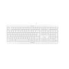 CHERRY KC 1000 - Tastatur - Deutsch - Hellgrau