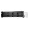 QNAP ES1686DC - NAS-Server - 16 Schächte - Rack - einbaufähig - SAS 12Gb / s - RAID 0, 1, 5, 6, 10, JBOD, 5 Hot Spare, 6 Hot Spare, 10-Hot-Spare, 1 Hot-Spare - RAM 128 GB - Gigabit Ethernet / 10 Gigabit Ethernet - iSCSI Support - 3U
