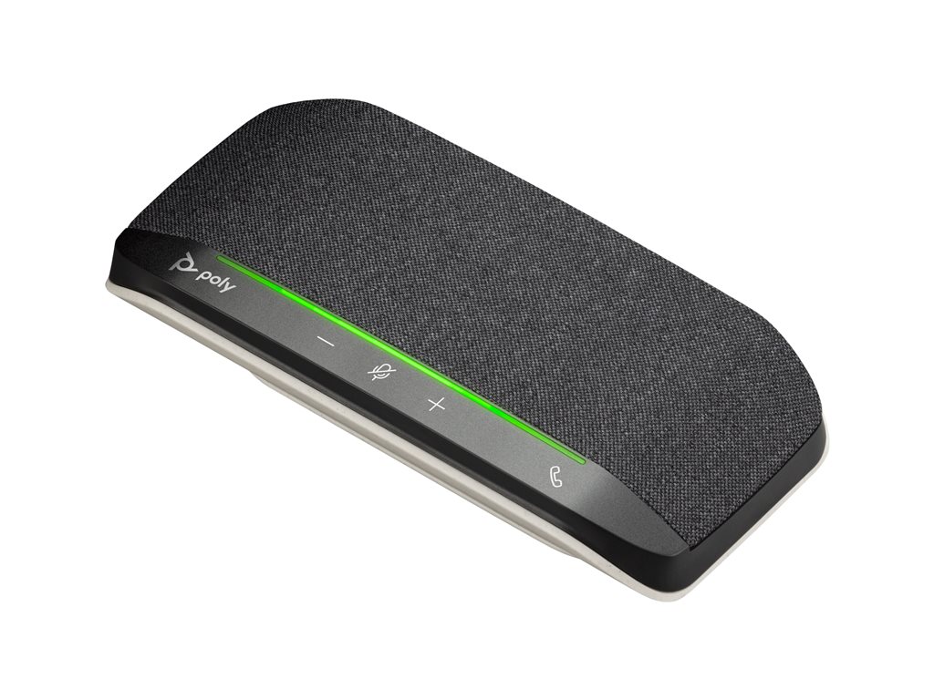 Poly Sync 10 - Freisprechtelefon - kabelgebunden - USB-A, USB-C - Silber - Replaces Poly SKU 219654-01