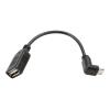 Crestron - USB-Adapter - USB-C (M) gewinkelt zu USB (W) - 15.2 cm (Packung mit 5)
