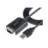 StarTech.com 1m USB auf RS232 Adapter mit COM Speicherung, DB9 zu USB - Serieller Adapter - USB - RS-232