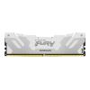 Kingston FURY Renegade - DDR5 - Modul - 16 GB - DIMM 288-PIN - 7600 MT / s / PC5-60800 - CL38 - 1.45 V - ungepuffert - on-die ECC - Weiß & Silber