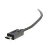 C2G 12ft USB C to USB A Cable - M / M - USB-Kabel - 24 pin USB-C (M) zu USB (M) - USB 2.0 - 3.66 m - geformt - Schwarz