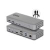 Startech - Dockingstation - für Laptop - USB-C 3.2 Gen 2 - HDMI, 2 x DP - 1GbE - Großbritannien, Europa