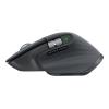 Logitech Master Series MX Master 3S - Maus - ergonomisch - optisch - 7 Tasten - kabellos - 2.4 GHz, Bluetooth - Logitech Logi Bolt USB-Receiver - Graphite