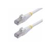 StarTech.com 2 m Weißes CAT8 Netzwerkkabel, RJ45 25G / 40G LAN Kabel, S / FTP - Patch-Kabel - RJ-45 (M) zu RJ-45 (M) - 2 m - 5.6 mm - S / FTP - CAT 5 / 5e / 6/6a / 8 - IEEE 802.3bt / IEEE 802.3ba - halogenfrei, ohne Haken - weiß