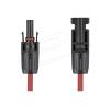 DL4 Solar Kabel 4 mm² Stecker zu Buchse rot, 1 m, Verbindung, Funk Netzwerk