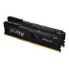 Kingston FURY Beast - DDR4 - Kit - 32 GB: 2 x 16 GB - DIMM 288-PIN - 3600 MT / s / PC4-28800 - CL18 - 1.35 V - ungepuffert - non-ECC - Schwarz