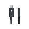 StarTech.com 1.5ft (50cm) Thunderbolt 5 Cable, 80Gbps / 120Gbps, Certified - Thunderbolt-Kabel - Thunderbolt 5 (M) zu Thunderbolt 5 (M) - USB4 / Thunderbolt 3 / Thunderbolt 4 / Thunderbolt 5 / DisplayPort 2.1 - 50 cm - 4K Unterstützung, 8K Unterstützun