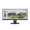 Lenovo ThinkVision T34WD-40 - LED-Monitor - gebogen - 86.4 cm (34") - 3440 x 1440 UWQHD @ 120 Hz - VA - 300 cd / m² - 3000:1 - HDR10 - 4 ms - HDMI, DisplayPort, USB-C - Finsternis schwarz
