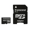 Transcend Premium - Flash-Speicherkarte (microSDHC / SD-Adapter inbegriffen) - 4 GB - Class 10 - 133x - microSDHC
