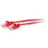 C2G 25ft (7.6m) Cat6a Snagless Unshielded (UTP) Slim Ethernet Network Patch Cable - Red - Patch-Kabel - RJ-45 (M) zu RJ-45 (M) - 7.6 m - 4.8 mm - UTP - CAT 6a - geformt, ohne Haken - Rot