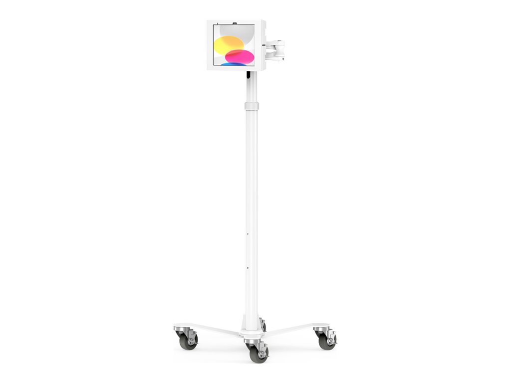 Compulocks Apex - Befestigungskit (Gehäuse, Wagenständer) - für Tablett - verriegelbar - medizinisch - hochwertiges Aluminium - weiß - für Apple iPad A16 Wi-Fi, A16 Wi-Fi + Cellular