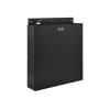 Eaton Tripp Lite Series SmartRack 2U Low-Profile Vertical-Mount Vented Wall-Mount Mini Rack Enclosure, Black - Schrank für Rack-Gehäuse - geeignet für Wandmontage - Schwarz - 2U - 49.27 cm (19.4") - für P / N: SRWO12UBRKTSHEL, SRWO4UBRKT, SRWO4UBRKTSHE