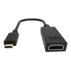 Steckt in USB-C und hat eine vollwertige HDMI-Buchse - maximale Auflösung 4K 60 Hz - USB-C 3.1 (m) zu HDMI (f) - Treiber im Adapter integriert - schwarz