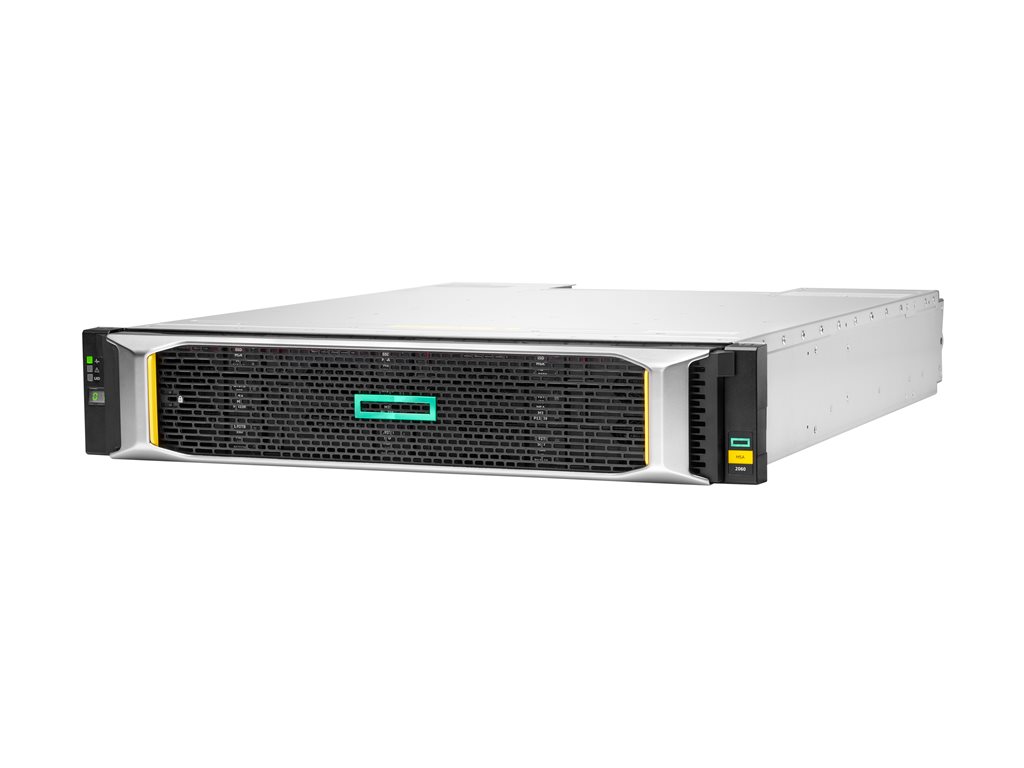 HPE MSA 2060 16Gb Fibre Channel LFF Storage, 12 Slot LFF (3.5") Chassis, 2x 4-port 8 / 16G FC Controller, SFPs sind NICHT enthalten, Garantie 3-0-0
