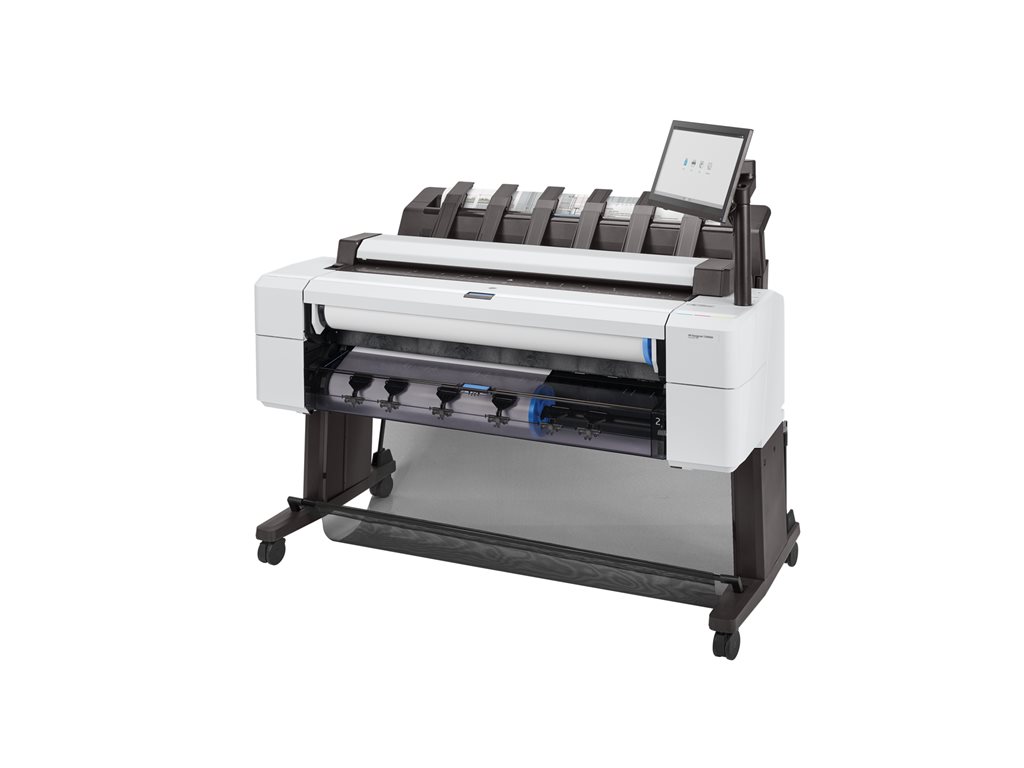 HP DesignJet T2600dr PostScript MFP - 914 mm (36") Multifunktionsdrucker - Farbe - Tintenstrahl - 914 x 8000 mm, 610 x 15000 mm (Original) - Rolle (91,4 cm x 91,4 m), 914 x 1219 mm (Medien) - bis zu 0.32 Min. / Seite (Drucken) - 2 Rollen - USB, Gigabit