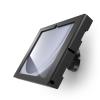 Compulocks Galaxy Tab A9+ Apex Enclosure Tilting Wall Mount - Befestigungskit (Gehäuse) - freiliegende Front- / Rückkamera und Sensoren - für Tablett - Neigen - verriegelbar - Aluminium, Metallrahmen - Schwarz - Bildschirmgröße: 27.9 cm (11") - Wandmon
