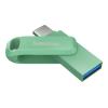SanDisk Ultra Dual Drive Luxe - USB-Flash-Laufwerk - 256 GB - USB 3.2 Gen 1 / USB-C - Absinthe Green
