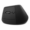 Logitech Lift Vertical Ergonomic Mouse - Vertikale Maus - ergonomisch - Für Linkshänder - optisch - 6 Tasten - kabellos - Bluetooth, 2.4 GHz - Logitech Logi Bolt USB-Receiver - Graphite