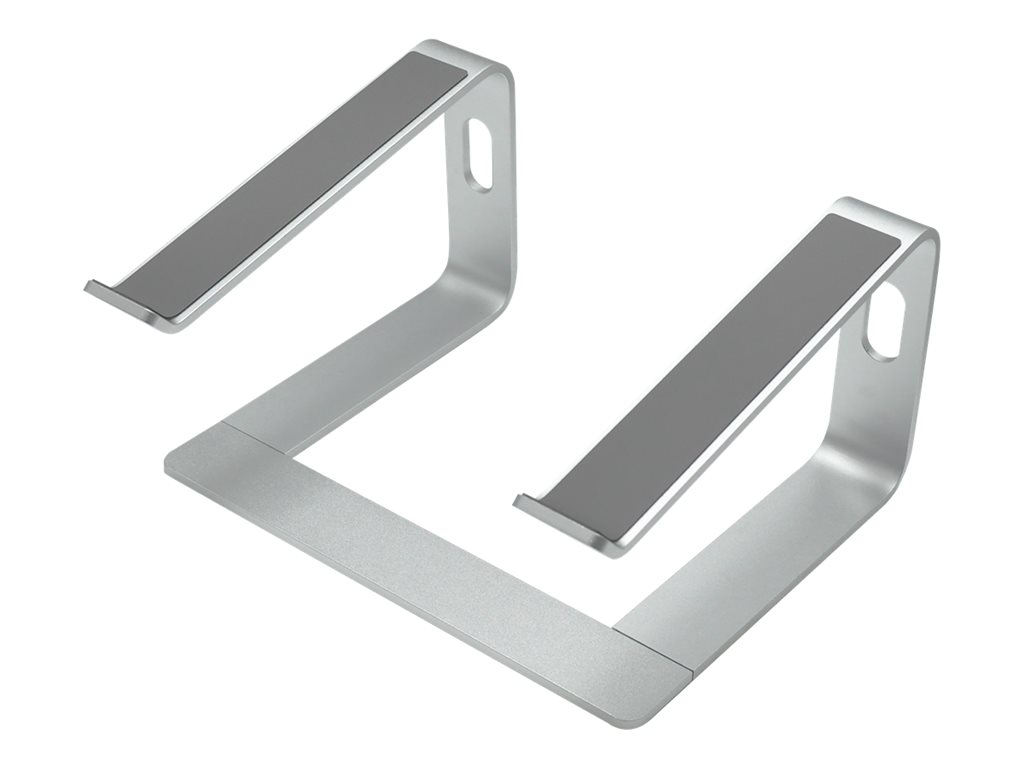 Laptop-Feststellständer - unterstützt Laptop 110 mm über dem Schreibtisch - geeignet für Laptops in voller Größe ab 12" oder größer - Laptop-Winkel 10 Grad - eloxierte CNC-Aluminiumlegierungskonstruktion - Silikon-Anti-Rutsch-Pads schützen Laptop und