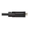 Eaton Tripp Lite Series DisplayPort to DVI Adapter Cable (DP with Latches to DVI-D Single Link M / M), 6 ft. (1.8 m) - Videokabel - Single Link - DisplayPort (M) zu DVI-D (M) - 1.8 m - geformt - Schwarz