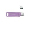 SanDisk Ultra Dual Drive Go - USB-Flash-Laufwerk - 128 GB - USB 3.2 Gen 1 / USB-C - Lavendel