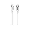 HyperJuice - USB-Kabel - 24 pin USB-C (M) zu 24 pin USB-C (M) - USB 2.0 - 1.5 m - USB Power Delivery (60W), Baureihe mit erweitertem Leistungsbereich (EPR - weiß