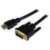 StarTech.com 1,5m HDMI auf DVI-D Kabel - St / St - HDMI Stecker / DVI Stecker Adapterkabel - Adapterkabel - DVI-D männlich zu HDMI männlich - 1.5 m - abgeschirmt - Schwarz