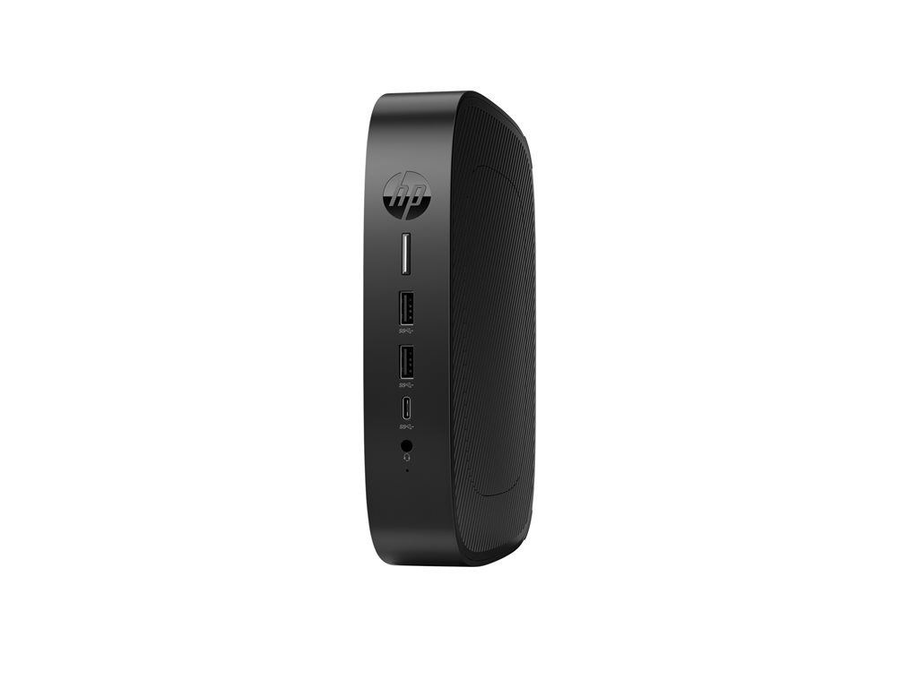 HP Elite t655 - Thin Client - SFF - 1 x Ryzen Embedded R2314 / 2.1 GHz - RAM 4 GB - Flash 32 GB - eMMC - Radeon Graphics - 1GbE - IGEL OS - Monitor: keiner - Tastatur: Deutsch