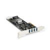 4 Port PCIe USB 3.0 Card w / 4 Channels