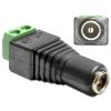 Delock - Netzteil - 2-polige Klemmleiste (W) zu Gleichstromstecker 5,5 x 2,5 mm (W)