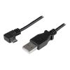 Cable Micro USB Right Angle 24AWG - 0.5m