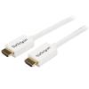 StarTech.com 7m CL3 High-Speed-HDMI-Kabel zur Installation in Wänden (In-Wall) (St / St) mit vergoldeten Kontakten - HDMI Verbindungskabel - HDMI-Kabel - HDMI männlich zu HDMI männlich - 7 m - Doppelisolierung - weiß