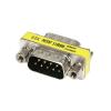 C2G - Serieller Gender Changer - DB-9 (M) zu DB-9 (M) - weiß