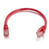 Kabel / 0,5 m Red CAT6 PVC Snagless UTP Patch