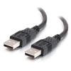 Kabel / 2 m USB 2,0 A Male / A Male Black