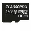 Transcend - Flash-Speicherkarte - 16 GB - Class 10 - microSDHC