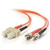 C2G SC-ST 50 / 125 OM2 Duplex Multimode PVC Fiber Optic Cable (LSZH) - Netzwerkkabel - SC multi-mode (M) zu ST multi-mode (M) - 5 m - Glasfaser - Duplex - 50 / 125 Mikrometer - OM2 - halogenfrei - orange