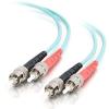 C2G ST-ST 10Gb 50 / 125 OM3 Duplex Multimode PVC Fiber Optic Cable (LSZH) - Netzwerkkabel - ST multi-mode (M) zu ST multi-mode (M) - 1 m - Glasfaser - Duplex - 50 / 125 Mikrometer - OM3 - halogenfrei - Aquamarin